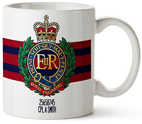 Personalised Royal Engineers Mug Army British Military Retirement Venteran Gift MM39