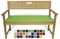 Rollmayer Bankkissen Bankauflage Sitzkissen Bankpolster Auflage für Bänke in Haus und Garten Kollektion Vivid, 1 Stück (Seladongrün 24, 120x50x4cm)