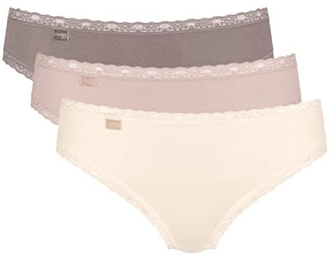 Sloggi Damen sloggi 24/7 Weekend Tai C3P, SKIN - DARK COMBINATION, 38