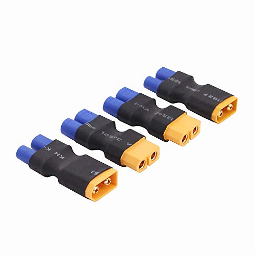 OliRC 4 St. XT60 XT-60 zu EC3 Stil Männliche Weiblichen Stecker Adapter(C156-4)
