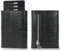 Solo Pelle® Leder I Slim Wallet mit & ohne Münzfach I Geldbeutel mit RFID Schutz I Platz für mindestens 12 Karten I Mini Portemonnaie für Herren und Damen I Geldbörse (Kroko Schwarz, mit Münzfach)