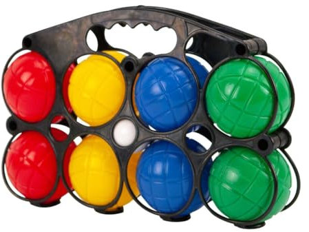 Alert Jeu De Boules Set met 8 Kunststof Ballen.