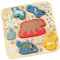 Rainbow Designs Official We’re Going On a Bear Hunt - Wooden Shape Puzzle Early Learning Toy For Babies And Toddlers, 6 Pieces