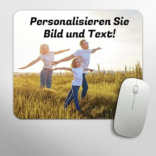 Tenvinilo | Personalisiertes Mauspad | Bild und Text | Computerzubehör | Originelles Geschenk | rutschfest | wasserdicht | waschbar | umweltfreundlich | 90 x 40cm