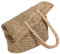 Jeesblsy Sac de Plage de Paille, Femmes Sac à Bandoulière Seau, Boho Grande Sac à Main de Tissé à l'épaule, Tote Décontracté en Plein Air Pour Voyages D'été Vacances Fête Travail