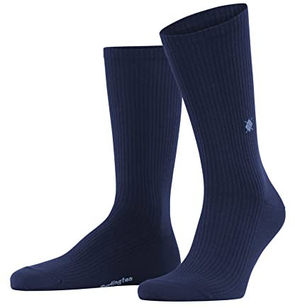 Burlington Herren Socken Boston M So Baumwolle einfarbig 1 Paar, Blau Royal Blue 6000, 40-46