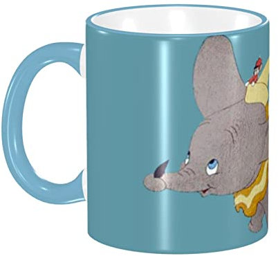 Tasse für Dumbo 330 ml Feine Keramiktasse mit makelloser Glasuroberfläche, Teetasse für den Geburtstag eines Freundes