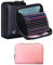 SJBAUTYO 2PCS Porte-cartes de crédit,Porte Cartes de Crédit Femme Homme,avec 11 emplacements pour Cartes,Petit Portefeuille de Brosse antivol Portable avec Fermeture à glissière