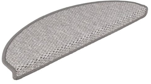 vidaXL Treppenmatten 15 STK., Stufenmatten Selbstklebend, Treppenteppich in Sisal-Optik, Treppenstufenmatte Treppenschutz, 65x21x4cm Beige