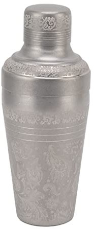 Coctelera, Mezclador de Bebidas Boston Shaker Tallado con Patrón único de Acero Inoxidable con Colador Incorporado para el Hogar, Bar, Fiesta, Barman, Apto para(Grabado estilo japonés esmerilado)