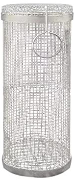 lerwliop Parrilla de Cocina, Rejilla para Barbacoa, Cesta para Barbacoa, Mano de Obra a Prueba de Herrumbre, Exquisita Rejilla Profesional para Ahorrar Espacio para Asar, 30 * 10 * 10 CM