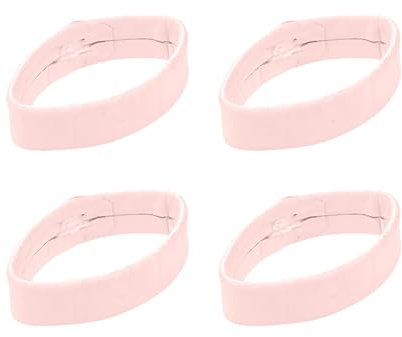 4 Stück Leder Uhrenarmband Schlaufen Kompatibel mit Garmin Vivomove Luxe/Vivomove Style Verschlussring, 20mm Armband Ersatzschlaufen Uhrenarmband Halter Keeper Uhrenverschluss Ringe, Rosa