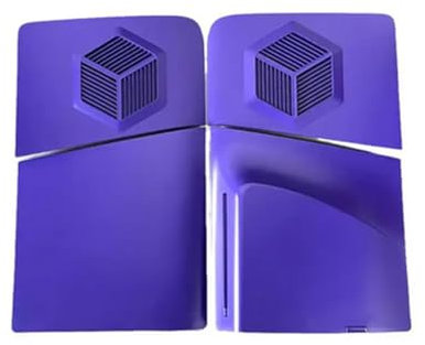 Palumma ABS Plaque frontale de rechange pour console PS5 Slim UHD compatible avec console PS5 Slim UHD Violet