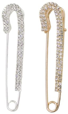 OATIPHO 4 Stück Anti-Rauch-Stift groß Kleiderschutzklammern Wäscheklammer Windel abstecknadeln pinns Frau Schmuck Brustnadeln Kleidungsbrosche Perle große Nadel dekorative Nägel