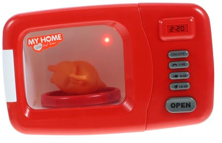 ifundom 3 Pz Simulazione Forno a Microonde Giocattoli Puzzle Giocattolo Per Mobili Da Forno a Microonde Giocattolo Da Forno a Microonde Piccoli Forni a Microonde Mini Bambino Abs
