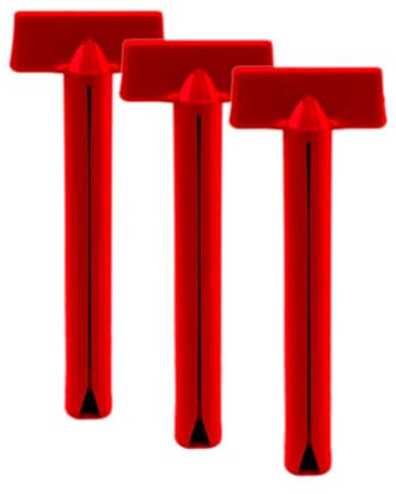 Tubenboy® Tubenschlüssel - Made in Germany - Tubenquetscher Tubenentleerer Tubenpresser Tubenboy® - 100mm - 3 Stück (rot)