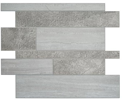 d-c-fix Premium Azulejo Mosaico de piedra 30,5 x 30,5 cm - panel decorativo lavable pegatina baldosa decoración revestimiento PVC - para baño, cocina