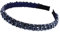 Bandeau Mode Femme avec Perles de Cristal, Serre-tête Cheveux Femme avec effet Strass