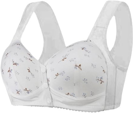 Generico Reggiseni Invisibili Donna Nastro Seno Adesivo Reggiseno con Ferretto di Grandi Dimensioni con Tracolla Regolabile con Coppa Modellante sul Davanti in Reggiseno Perfect Bra Coppe (White, L)