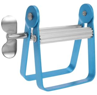 COLLBATH Zahnpasta Presse Aus Edelstahl Manuelle Tubenpresse Für Badezimmerzubehör Spart 30% Abfall Geeignet Für Zuhause Und Hotel