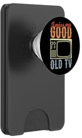 TV à tube cathodique Oldschool PopSockets PopWallet pour MagSafe
