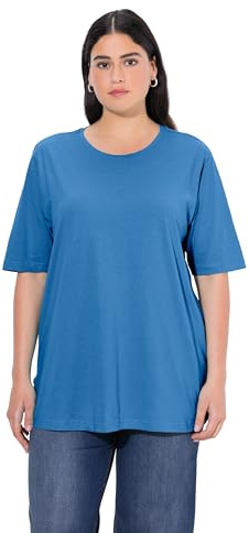 Ulla Popken Damen Shirt Kornblume 58+