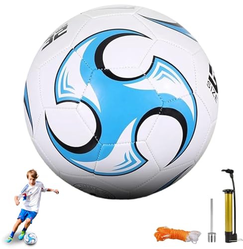 Nzkeuf Fußball Größe 4/5 WM 2026, Professioneller Fussball mit Pumpe, Nadel, WM Ball 2026 für Erwachsene Mannschaftstraining, Vereinsveranstaltungen, Sportpartys, Geschenk für Fußballfans