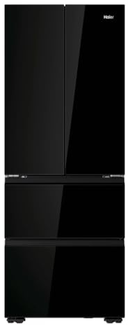 Haier 34006198 side-by-side refrigerator Freestanding 402 L Black