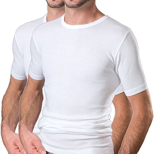 HERMKO 16800 2er Pack Herren Business Kurzarm Unterhemd angenehm weich Dank Modal