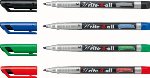 Stabilo 146/46 - Write-4-All Permanent Black (Pk1
