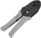 VulTech CRI-02 Crimpatrice per Cavo Coassiale RG58/RG59/RG62/RG6, Grigio