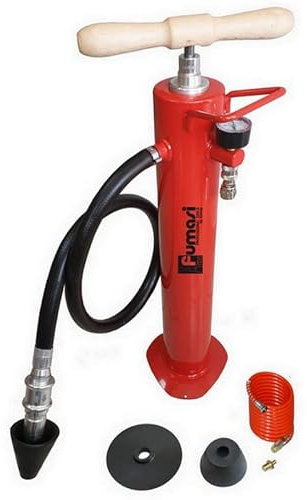 GASFRIGO® - Pompa disostruente per scarichi - 8 bar - con due tamponi e spirale full optional - made in Italy