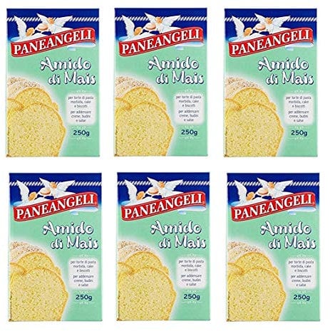 6x Paneangeli Amido di Mais Maisstärke für weiche teigkuchen 250 gr