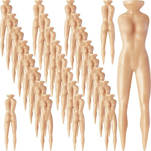 Skylety 60 Stück Nude Lady Modell Golf Tee Golfball Nagel Kunststoff Modell Beauty Ball Nagel Nagel für Golf Training