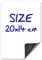 Magnetic Whiteboard for Fridge A5-20x15cm - Magnetic to Do List - Grocery List - Shopping List - Magnetic Dry Erase Whiteboard Sheet for Refrigerator - Small Whiteboard for Fridge - Daily to Do List