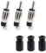 Vecys DIN Stecker Sodering RG58 FM/AM Autoradio Antennenanschluss DIN Stecker Laternenadapter 3 Stück für Kabel RG58 DAB + FM/AM Digitalradio Blaupunkt Beat TechniSat Sony