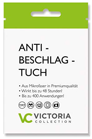 Langanhaltendes Antibeschlagtuch - für alle Gläserarten, Helme und Kameraobjetktive 1 Stück