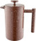 Café Olé CFD Cafetière, 350ml 1 Cup Double Walled Stainless Steel French Press Coffee Maker, Red Granite Finish, CFD-03RG
