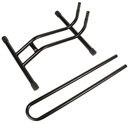 Portabici Da Pavimento, Portabici Da Parcheggio, Espositore Per Biciclette Staccabile A Forma Di L, Portabiciclette Universale Nero, Per Biciclette Mountain Bike