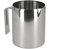 Jarra de leche de acero inoxidable 750 ml, lechera, taza espuma de leche para café, recipiente para calentar 12 x 14 x 9,5 cm, cocina, apto para lavavajillas