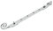 Dart Monkey Tail Brass Window Stay 10 (250mm) - Polished Chrome