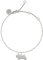 Radley Ladies Polished Silver Plated Jumping Dog Bracelet RYJ3145
