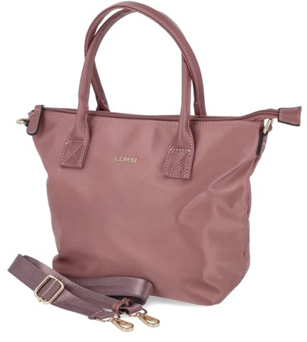 L.CREDI Handtasche Umhängetasche Pura Handbag Rosé altrosa