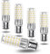 RuLEDne E27 LED Lampen Kaltes Weiß 7W Mais Birne 6000K, Edison Schraube E27 LED Energiesparlampe Birnen Ersetzt 60W - 80W Glühlampe, AC 175V-265V, 760LM, Nicht Dimmbar, 5er Pack