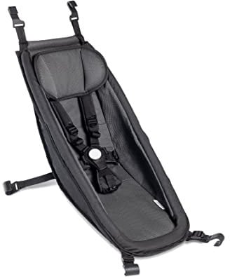Croozer Unisex – Erwachsene Babysitz mit Climatex MaterialGalaxy Black Nanna Bag Kit Für Trailer, Schwarz, Einheitsgröße für alle