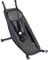 Croozer Unisex – Erwachsene Babysitz mit Climatex MaterialGalaxy Black Nanna Bag Kit Für Trailer, Schwarz, Einheitsgröße für alle