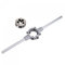 sourcing map Matrize M14x2 Gewinde Rundstempel 38mm M12-M16 Halterung Einstellbare Schlüssel