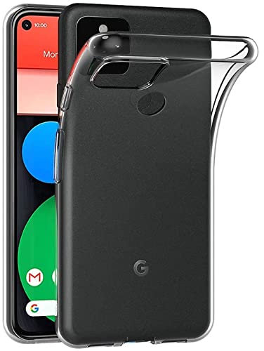Verco Handyhülle für Google Pixel 4a 5G Case, Handy Cover für Pixel 4a (5G) Hülle Transparent Dünn Klar Silikon, durchsichtig