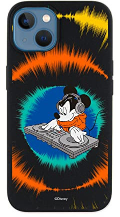 Schutzhülle für iPhone 13 Offizielles Disney Classic Mickey DJUltra Weich zum Schutz Ihres Handys, Schutzhülle aus flüssigem Silikon mit offizieller Lizenz von Disney