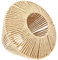Beaupretty Tissé Abat-Jour Paille Rotin Armure Suspendu Abat-Jour Corde Cage Panier en Osier Pendentif Plafonnier Luminaire Lustre Lumière Couverture pour Décor De Ferme
